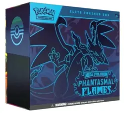 Pokemon Mega Evolution Phantasmal Flames Elite Trainer Box ETB Sealed - Image 1