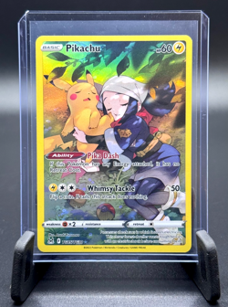 POKEMON TCG PIKACHU TG05/TG30 LOST ORIGIN TRAINER GALLERY FULL ART HOLO NM - Image 1