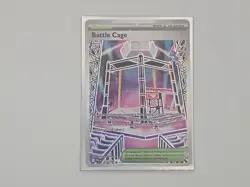 Battle Cage 116/094 NM - Full Art Holo - 2025 TCG Pokemon Phantasmal Flames - Image 1