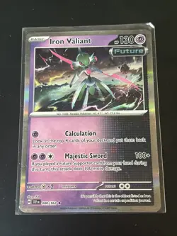 Iron Valiant 080/162 Reverse Holo Pokemon TCG: Temporal Forces Near Mint (NM) - Image 1