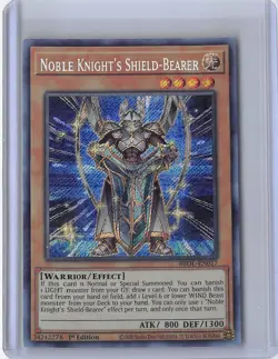 Yugioh! TCG Secret Rare 3x Playset Noble Knight's Shield Bearer BROL-EN017 1ST - Image 5
