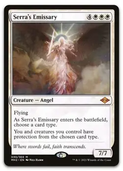 Serra's Emissary (NM) Modern Horizons 2 MH2 Magic MTG - Image 1