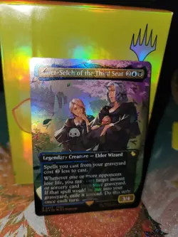 Emet-Selch of the Third Seat (Borderless) - FF x MTG Chocobo Track Foil FIC 0473 - Image 2