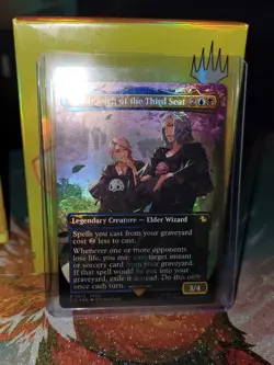 Emet-Selch of the Third Seat (Borderless) - FF x MTG Chocobo Track Foil FIC 0473 - Image 4