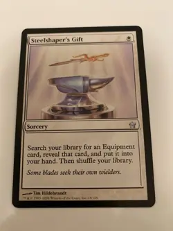 MTG NM Steelshaper's Gift Fifth Dawn Free Shipping In The US with Tracking - Image 1
