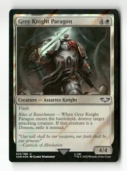 Grey Knight Paragon (Surge Foil) Universes Beyond: Warhammer 40,000 #13 Uncommon - Image 1