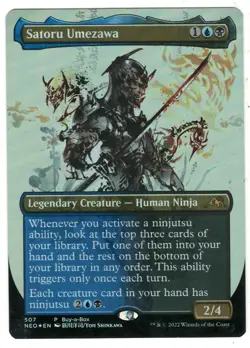 MTG Satoru Umezawa Buy Box Promo Foil Kamigawa Magic The Gathering TCG - Image 1