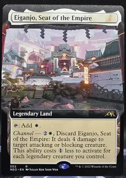 Eiganjo, Seat of the Empire #502 Kamigawa: Neon Dynasty Extended Art Reg. Rare - Image 1