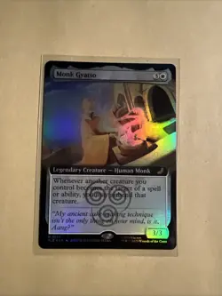 MTG Monk Gyatso TLE 0173 R NM FOIL Extended Art - Image 2