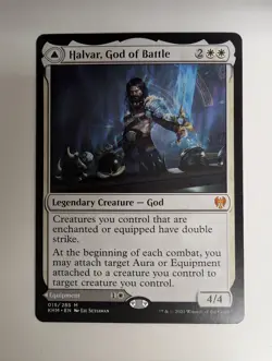 MTG - Halvar, God of Battle - KHM - M - 15 - Image 1