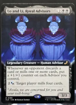 Lo and Li, Royal Advisors #189 Avatar: The Last Airbender Ext. Art Regular Rare - Image 1