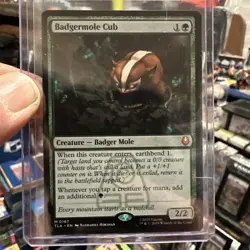 MTG - Avatar: The Last Airbender - Badgermole Cub - Mythic Non-Foil N/M Mint. - Image 1