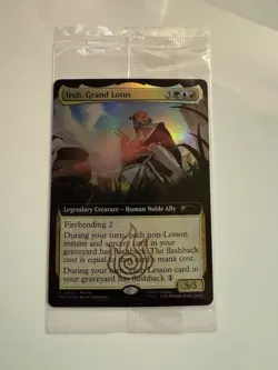Magic The Gathering MTG Iroh, Grand Lotus P0002 Foil Promo ATLA Avatar Box Lunch - Image 1