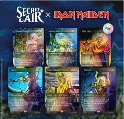 Secret Lair x Iron Maiden : Album Art Rainbow Foil MTG Sealed - Image 1