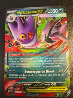 Carte Pokemon Mega-Ectoplasma Ex 056/094 ME02 Fr Neuve Flammes Fantasmagoriques - Image 1