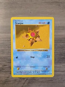 Pokemon TCG Staryu Shadowless Base Set 65/102 NM - Image 1