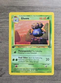 Pokemon TCG Gloom 37/64 1st Edition Jungle VLP - Image 1