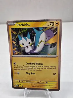 Pachirisu Cosmos Holo Black Star Promo - SVP158 - Scarlet & Violet Pokemon 2024 - Image 1