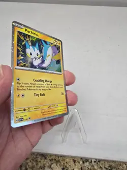 Pachirisu Cosmos Holo Black Star Promo - SVP158 - Scarlet & Violet Pokemon 2024 - Image 2