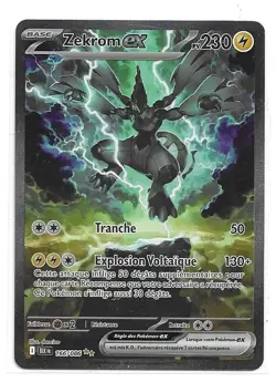 CARTE POKEMON ZEKROM EX 166/086 230PV SERIE ECARLATE ET VIOLET FOUDRE NOIRE NEU - Image 1