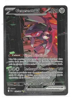 CARTE POKEMON GENESECT EX 169/086 220PV ECARLATE ET VIOLET FOUDRE NOIRE NEUVE - Image 1