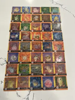 1999 Nintendo Pokemon Artbox Set 1-40 Pikachu Charmander Excellent Condition - Image 1