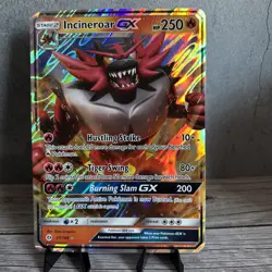 Pokemon Incineroar GX SM38 Black Star Promo Card (Jumbo/Oversized Size) NM - Image 1