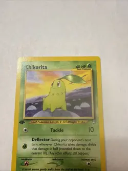 Pokemon Card - Chikorita 1st Edition Neo Genesis 53/111 Common - Image 2