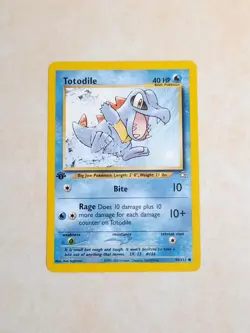 Totodile 80/111 Neo Genesis -1st Edition- Pokemon Card. - Image 1
