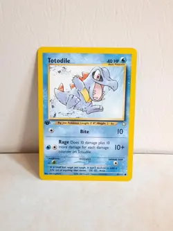 Totodile 80/111 Neo Genesis -1st Edition- Pokemon Card. - Image 2