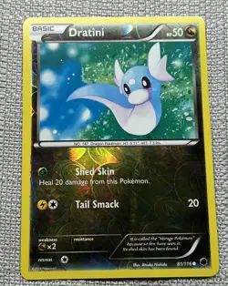Pokemon Trading Card Game Holo Reverse Holo Dratini Dragonite Mixed Lot of 3 - Image 2