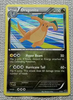 Pokemon Trading Card Game Holo Reverse Holo Dratini Dragonite Mixed Lot of 3 - Image 4