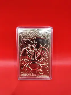 23K Gold Plated CHARIZARD Trading Card 1999 Burger King Pokemon - Image 1