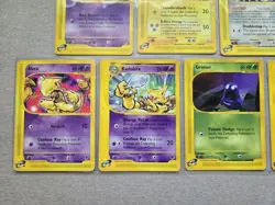 Lot Of 7 E-Reader Pokemon Cards Heavily Played Aquapolis Expedition Skyridge - Image 5