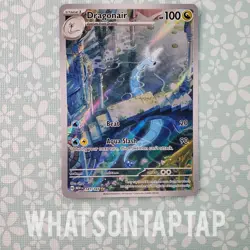 Pokemon Card Dragonair 181/165 Secret Rare Scarlet Violet Pokemon 151 Singles LP - Image 1