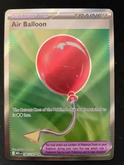 Air Ballooon 166/132 Trainer Mega Evolution Holo Pokemon Card - Image 1