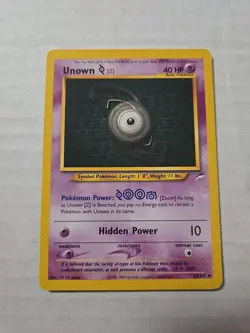 UNOWN Z - 60/105 - Neo Destiny - Uncommon - Pokemon Card - WOTC - Image 1