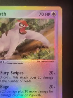 Vigoroth 47/109 Reverse HOLO EX Ruby & Sapphire Pokemon Card E Series - Image 5