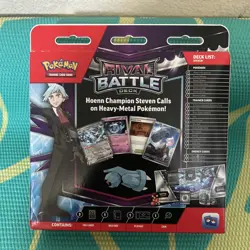 Pokemon Cards - Rival Battle Deck - STEVEN (60-Card Deck, Deck Box, Playmat +) - Image 3