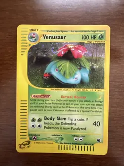 Pokemon Venusaur Expedition Base Set Holo Rare Card 30/165 (near mint condition) - Image 1