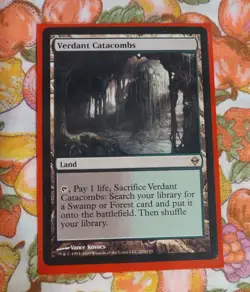 Magic: The Gathering Verdant Catacombs Zendikar Card Regular Edition NM - Image 1