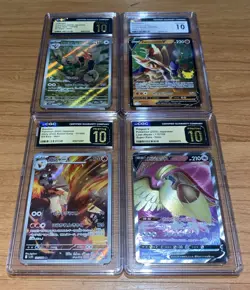 4 Pokemon 10 CGC Graded Japanese Cards Unfezant/Zamazenta V/Blaziken/Pidgeot V - Image 1