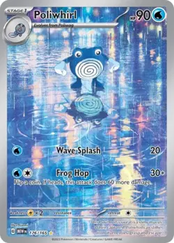 Pokemon Poliwhirl - 176 NM 1st Edition Normal Scarlet and Violet: 151 - Image 1