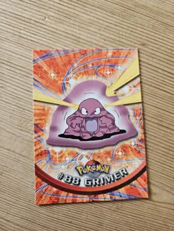 Grimer #88 Pokemon Topps trading cards series 2, 2000 NON HOLO LP - Image 1