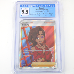 CGC 9.5 Beauty Trainer Pokemon TCG Vivid Voltage 181/185 Graded Slab Card Mint - Image 1