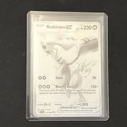 Pokemon Reshiram EX 173/086 White Flare Ultra Rare Card Mint Condition - Image 1
