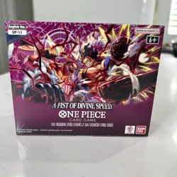 One Piece Card Game Booster Box A Fist of Divine Speed Set OP-11 New Sealed - Image 1