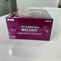 One Piece Card Game Booster Box A Fist of Divine Speed Set OP-11 New Sealed - Image 3