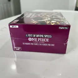 One Piece Card Game Booster Box A Fist of Divine Speed Set OP-11 New Sealed - Image 5