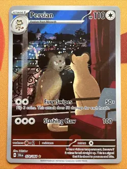 Pokemon Card - Persian - Illustration Art Rare (078/064) Shrouded Fable NM - Image 1